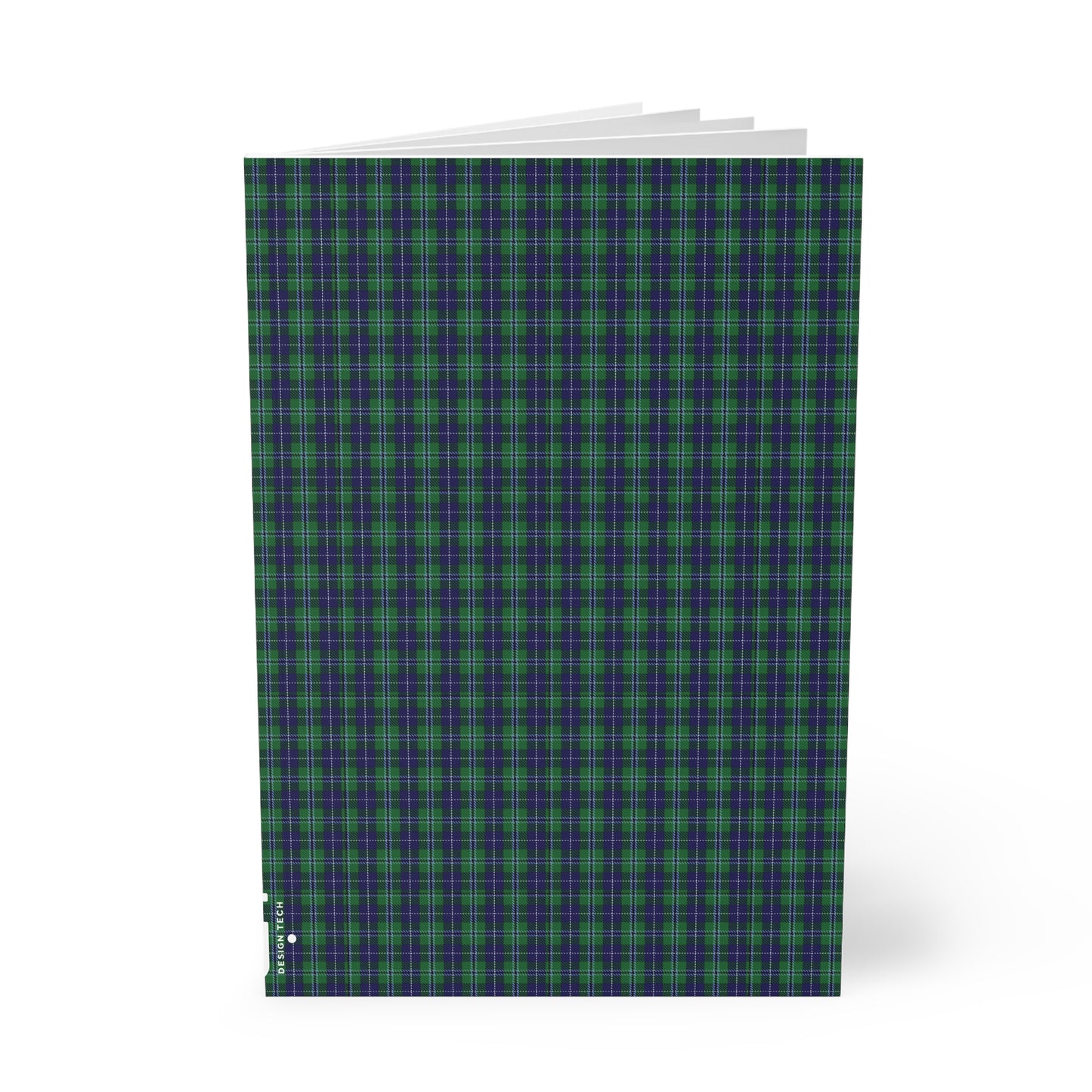 Carnet de notes A5 à couverture souple motif tartan écossais - Douglas