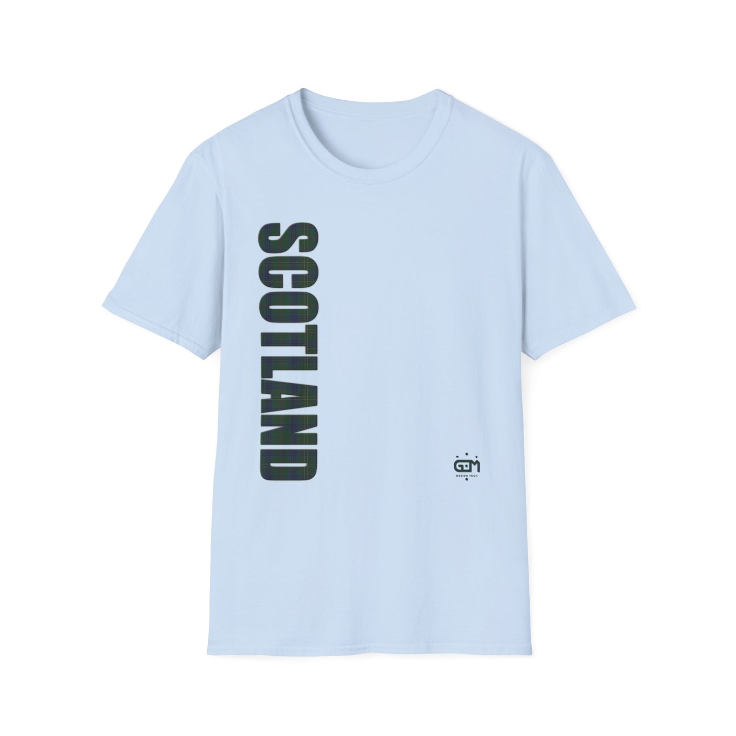 Tartan Scotland Lettrage Softstyle T-shirt unisexe, Kennedy Tartan Tee