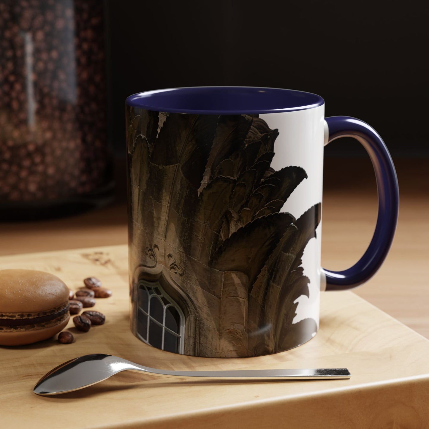 Tasses décoratives Écosse en gros plan - Scènes variées (bleu marine)