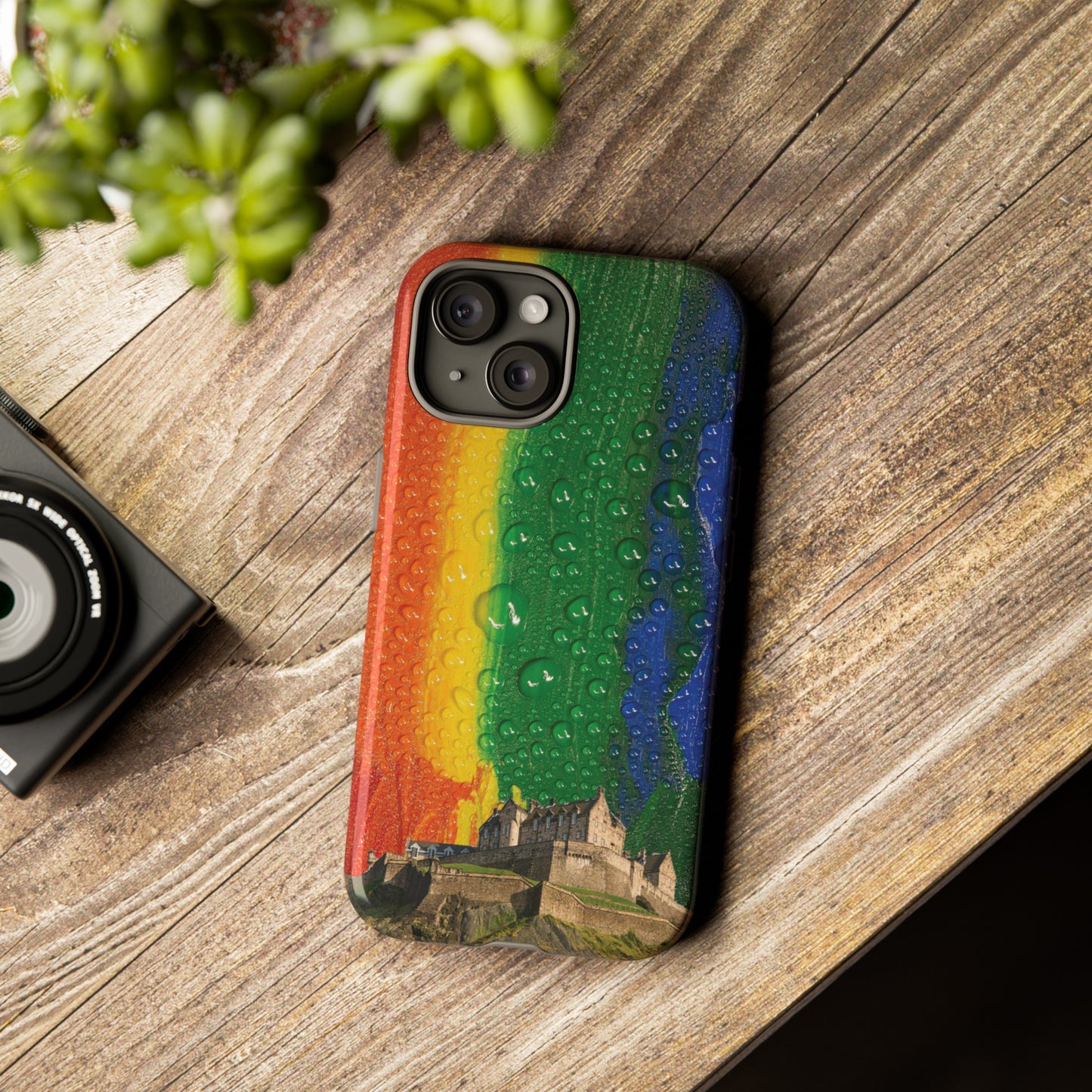 Edinburgh Castle Pride Phone Case - Rain, Various