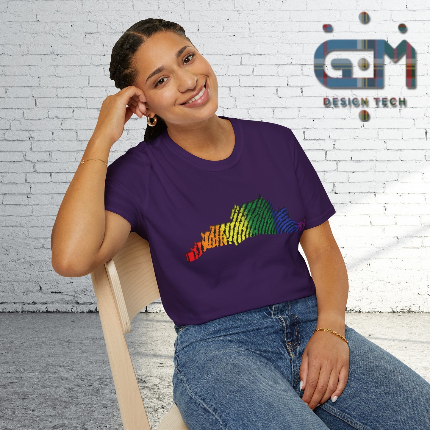 Edinburgh Castle Pride Fingerprint Art Unisex T-Shirt
