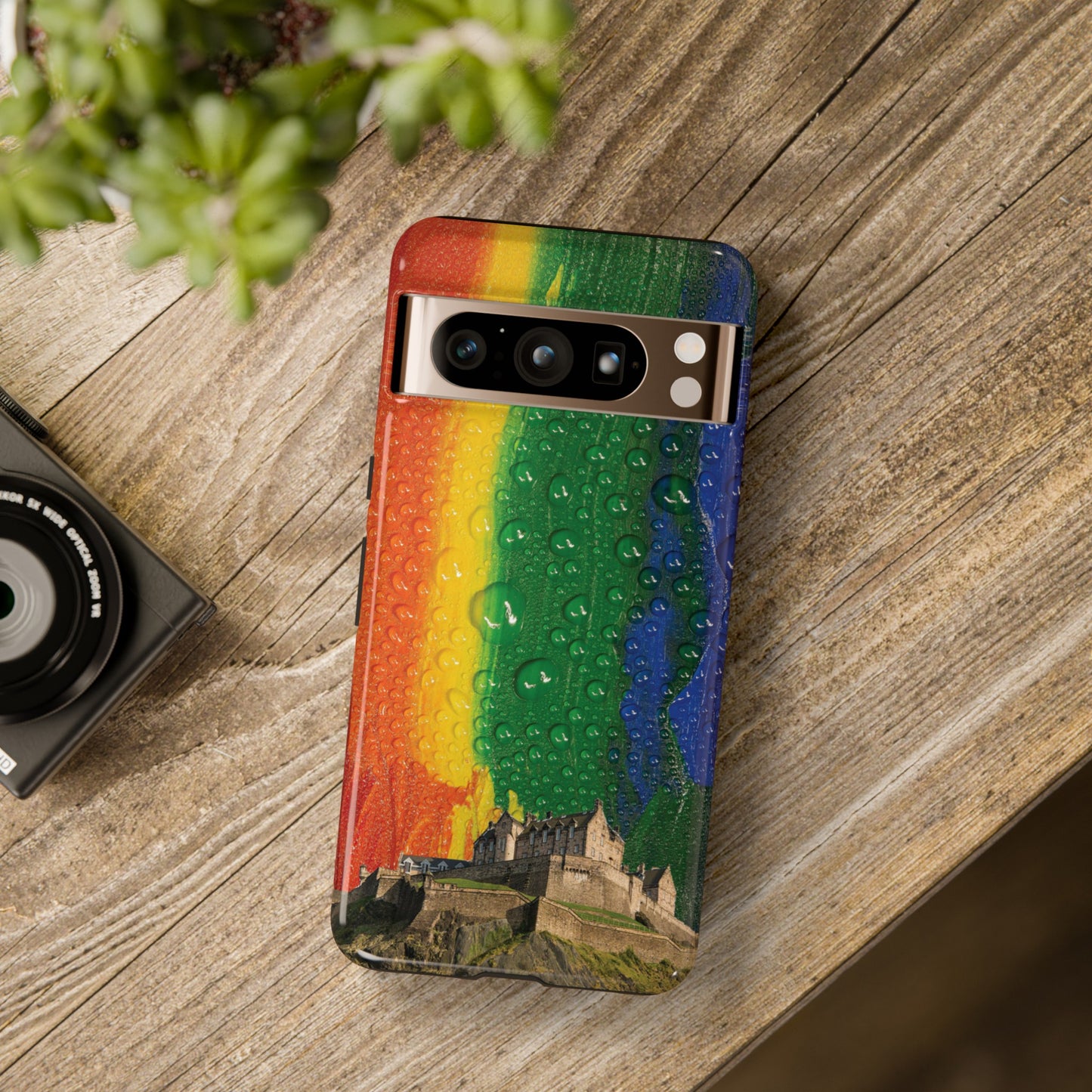 Edinburgh Castle Pride Phone Case - Rain, Various