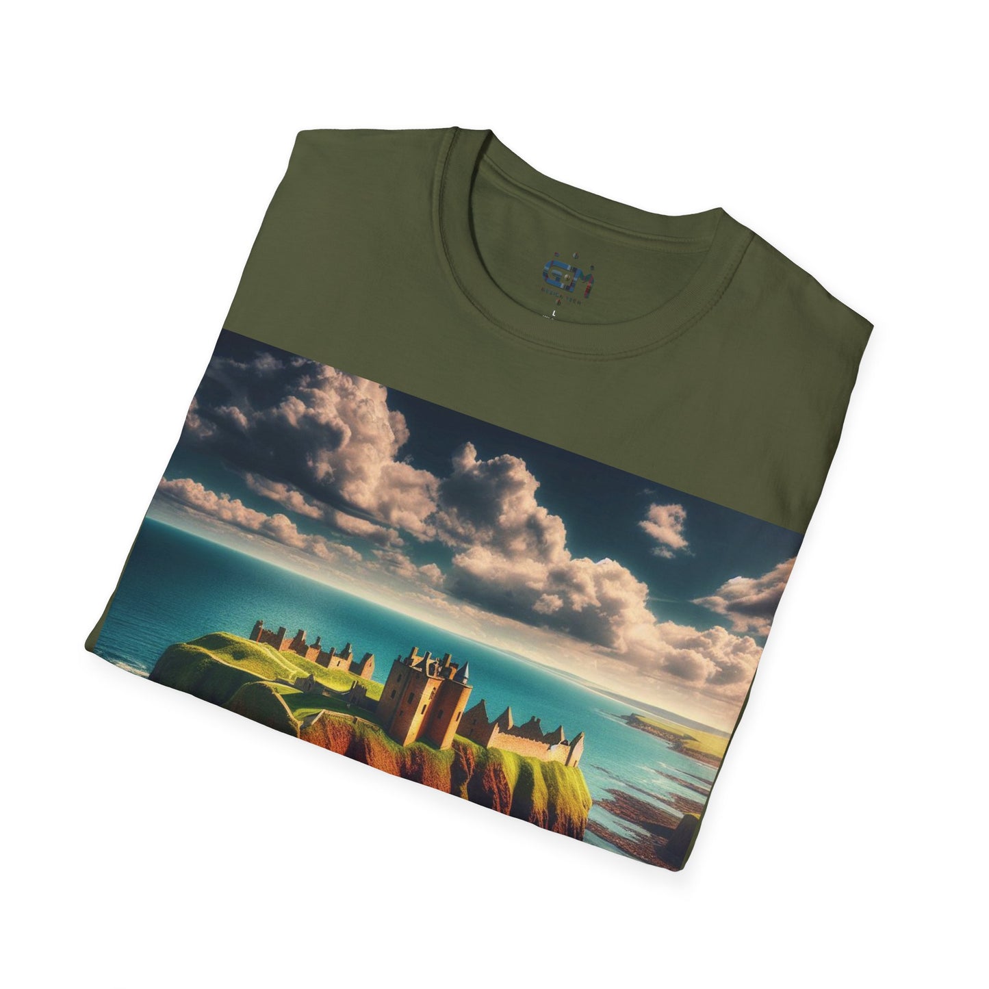 Dunnottar Castle - Stonehaven Softstyle T-Shirt, Unisex Tee, Scottish Landmarks, Various Colours