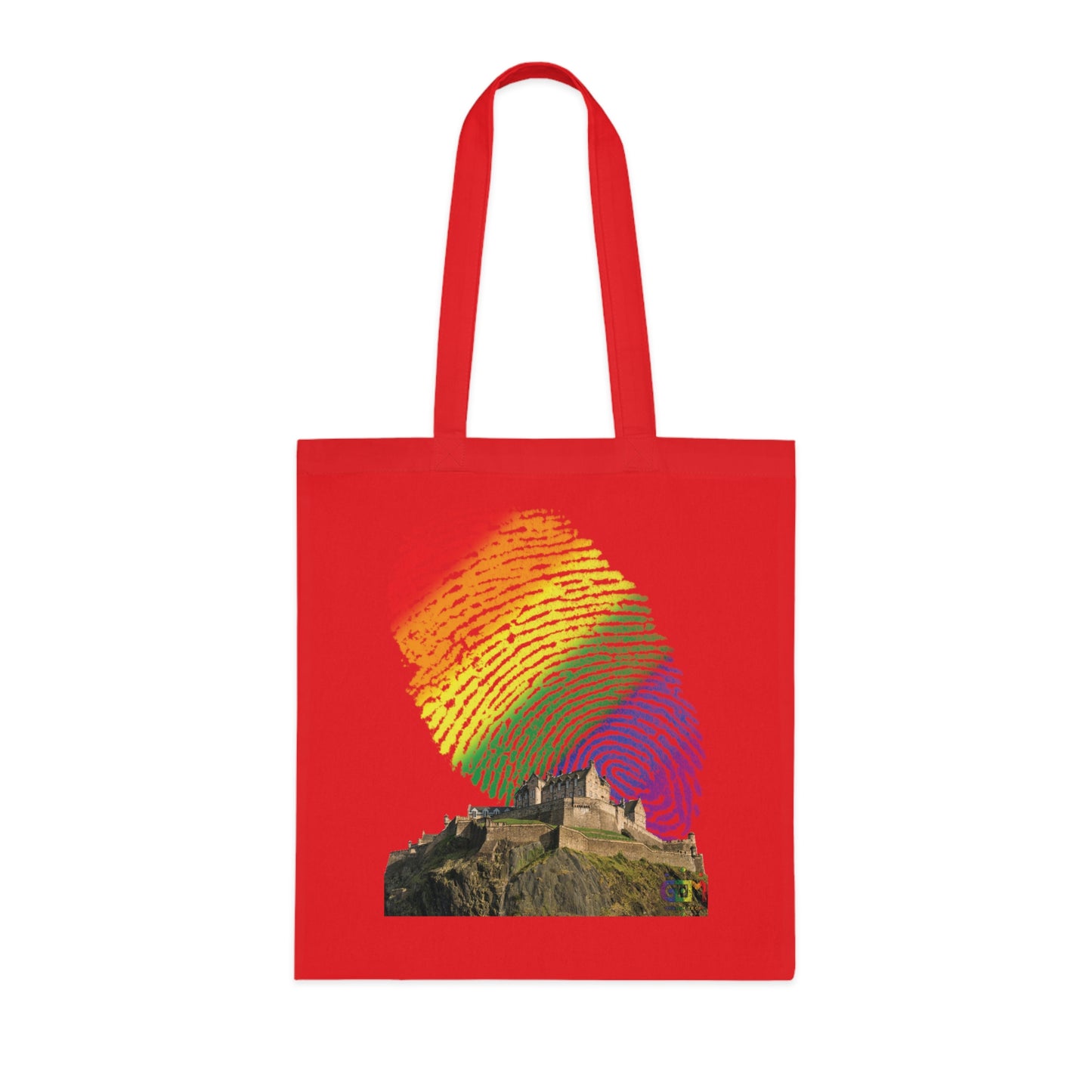 Ciel d'empreinte digitale de fierté du château d'Édimbourg Tote bag doublé