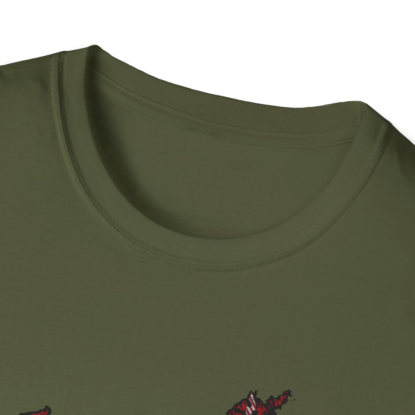Tartan Scotland Map Softstyle Unisex T-Shirt - Stewart Royal Tartan Tee
