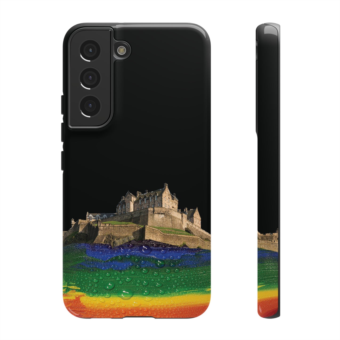 Edinburgh Castle Pride Rockface Phone Case - Rain, Various