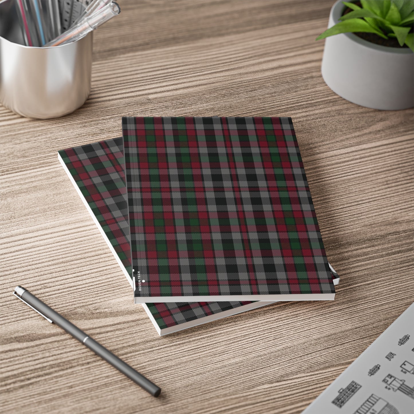 Scottish Tartan Softcover A5 Notebook - Borthwich