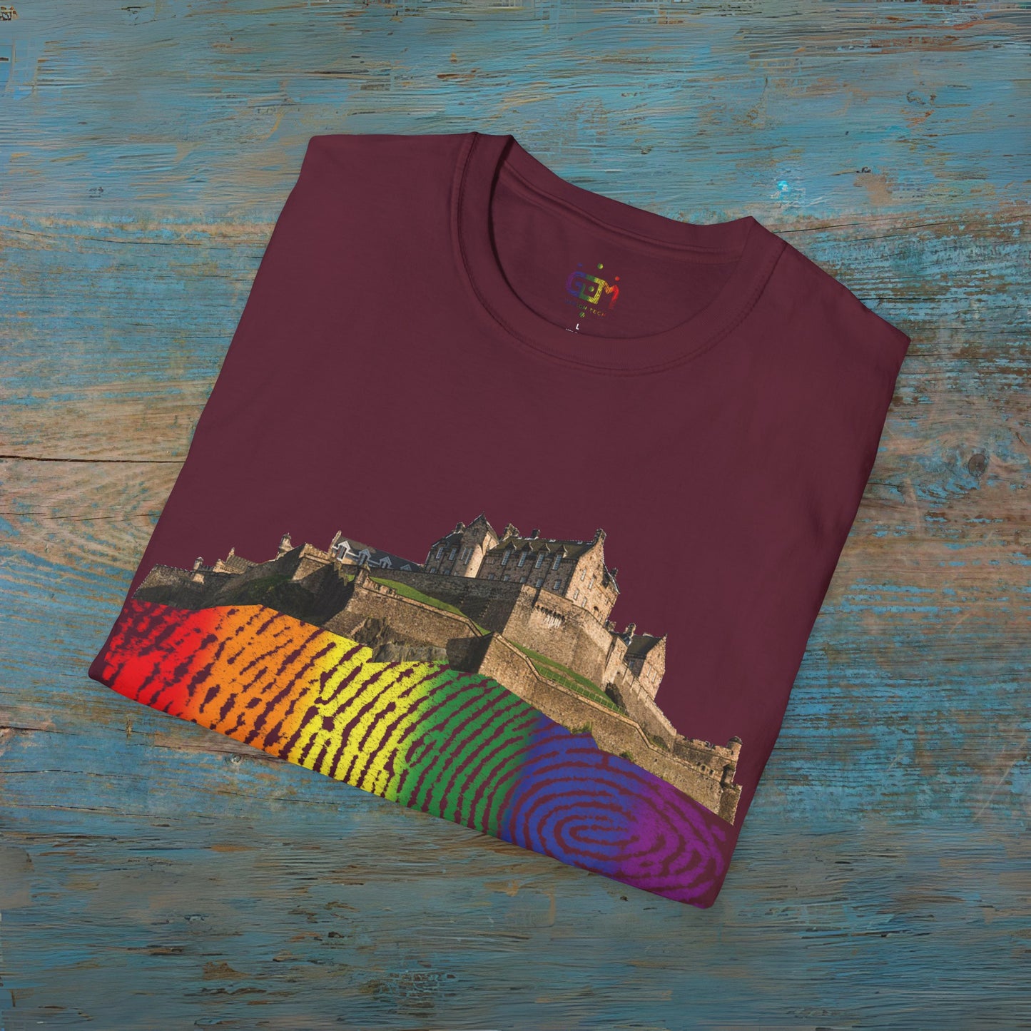 Edinburgh Castle on the Pride Rock Photo Unisex T-Shirt