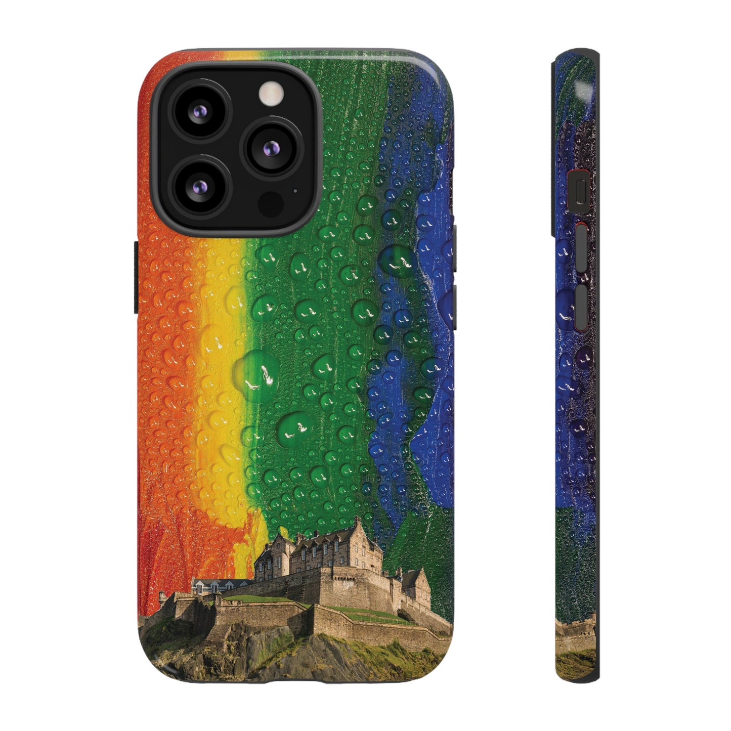 Edinburgh Castle Pride Phone Case - Rain, Various