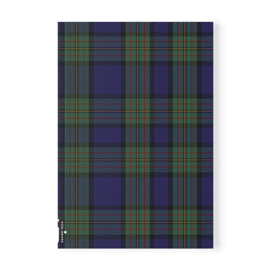 Scottish Tartan Softcover A5 Notebook - MacLaren