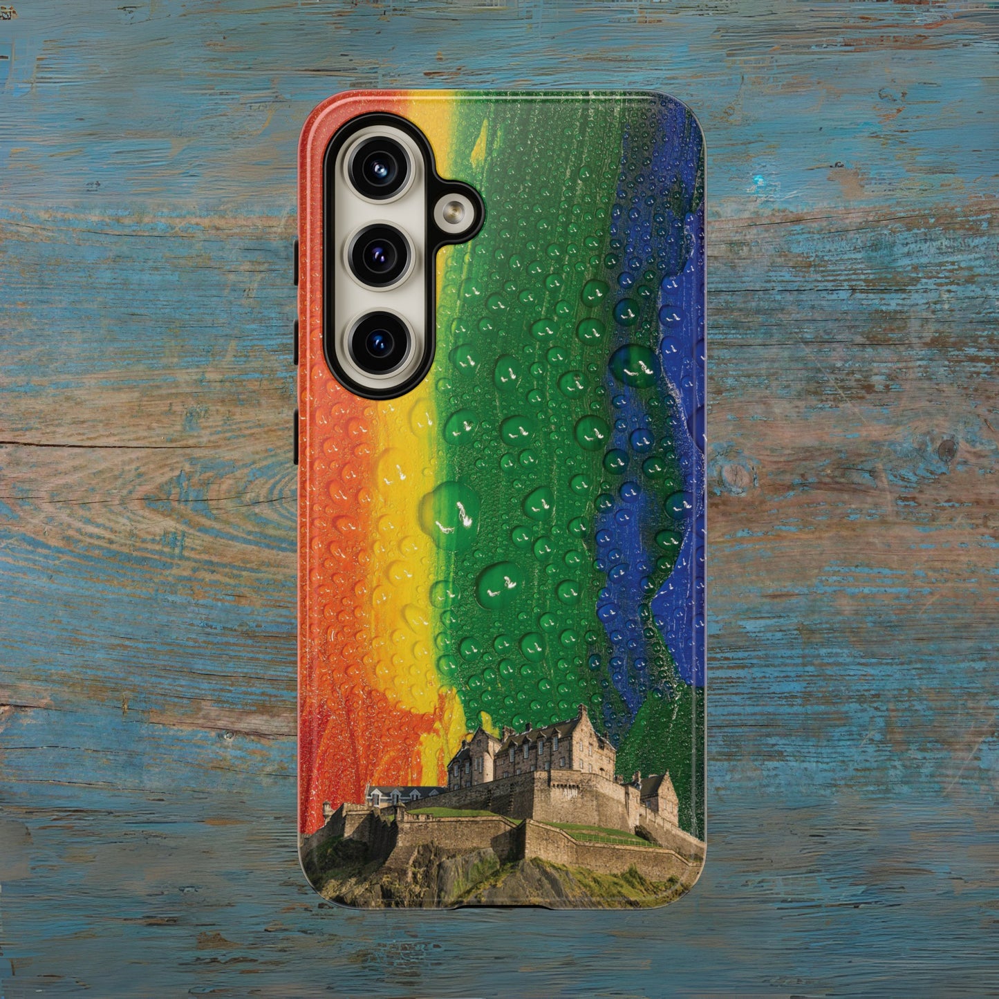 Edinburgh Castle Pride Phone Case - Rain, Various