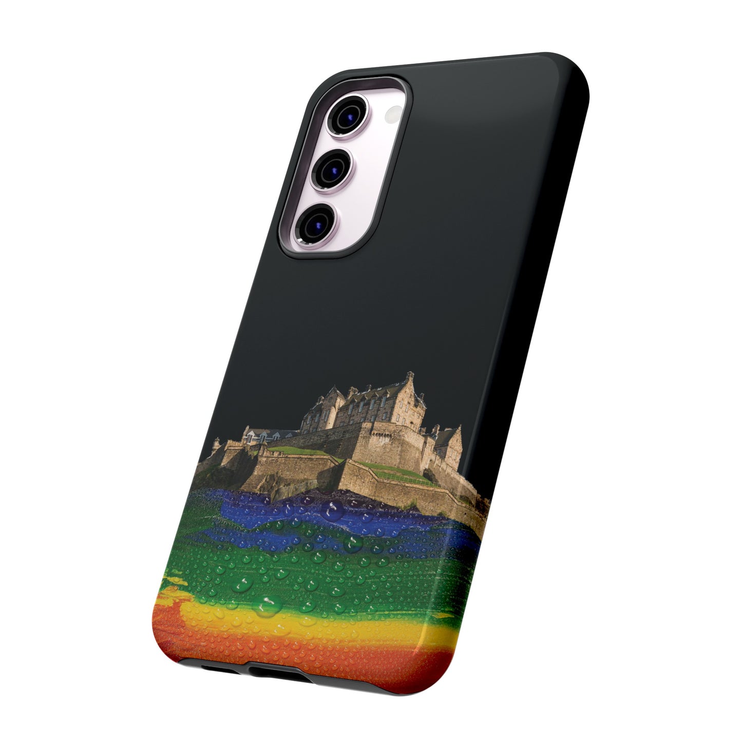 Edinburgh Castle Pride Rockface Phone Case - Rain, Various