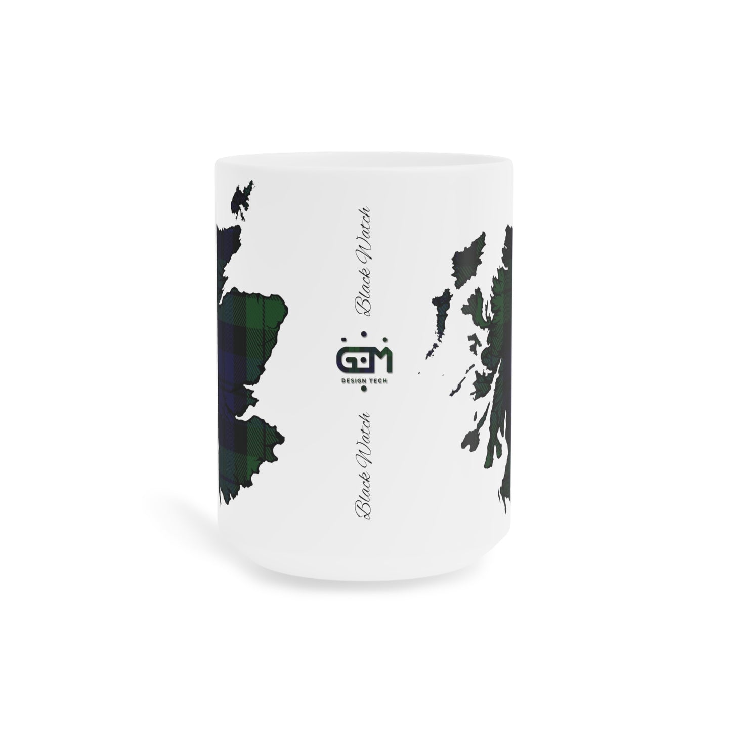 Mug carte écossaise en tartan – Black Watch Tartan, différentes tailles
