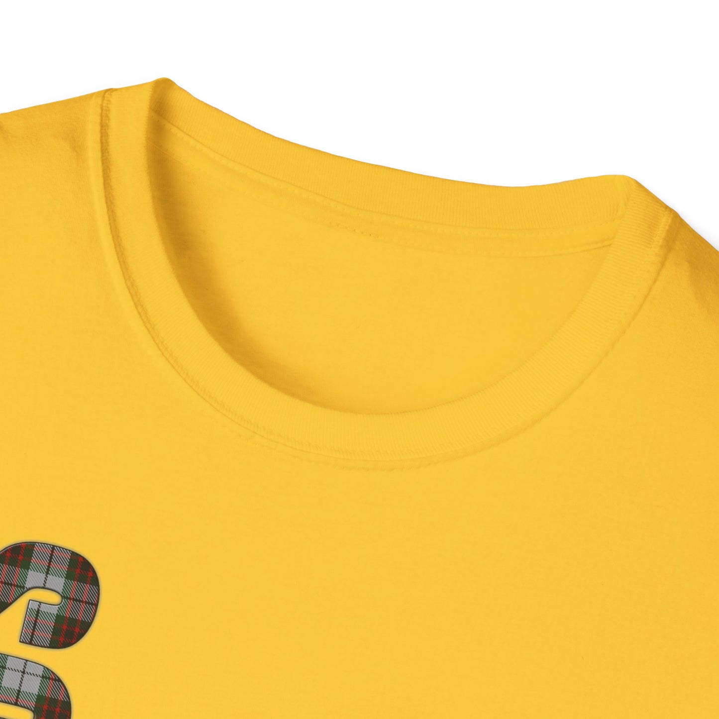 Tartan Scotland Lettrage Softstyle T-shirt unisexe, Fraser Tartan Tee