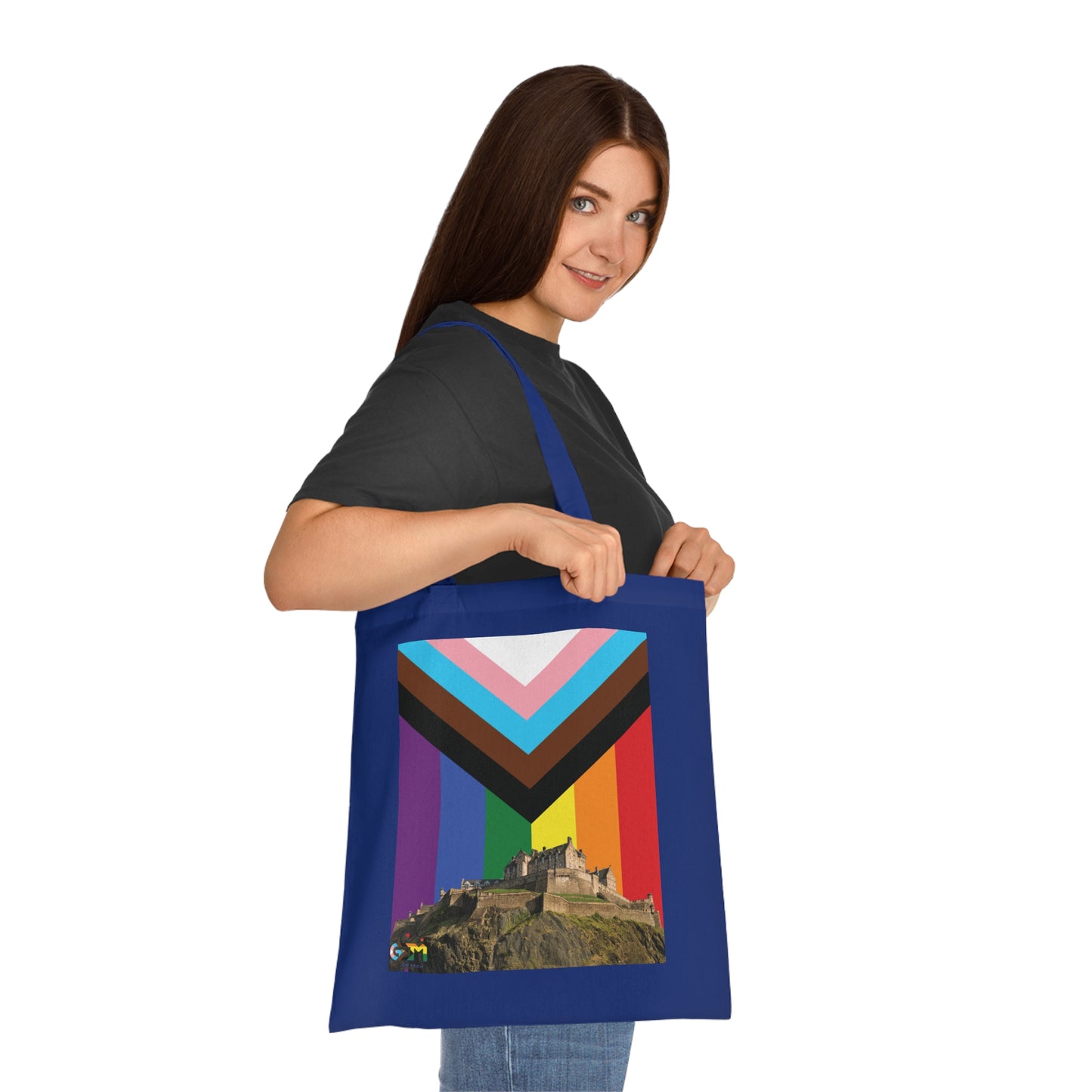 Edinburgh Castle Pride Progress Sky Cotton Tote Bag