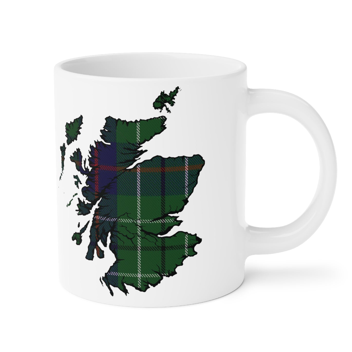 Tasse de carte de tartan d’Écosse - Duncan Tartan, différentes tailles