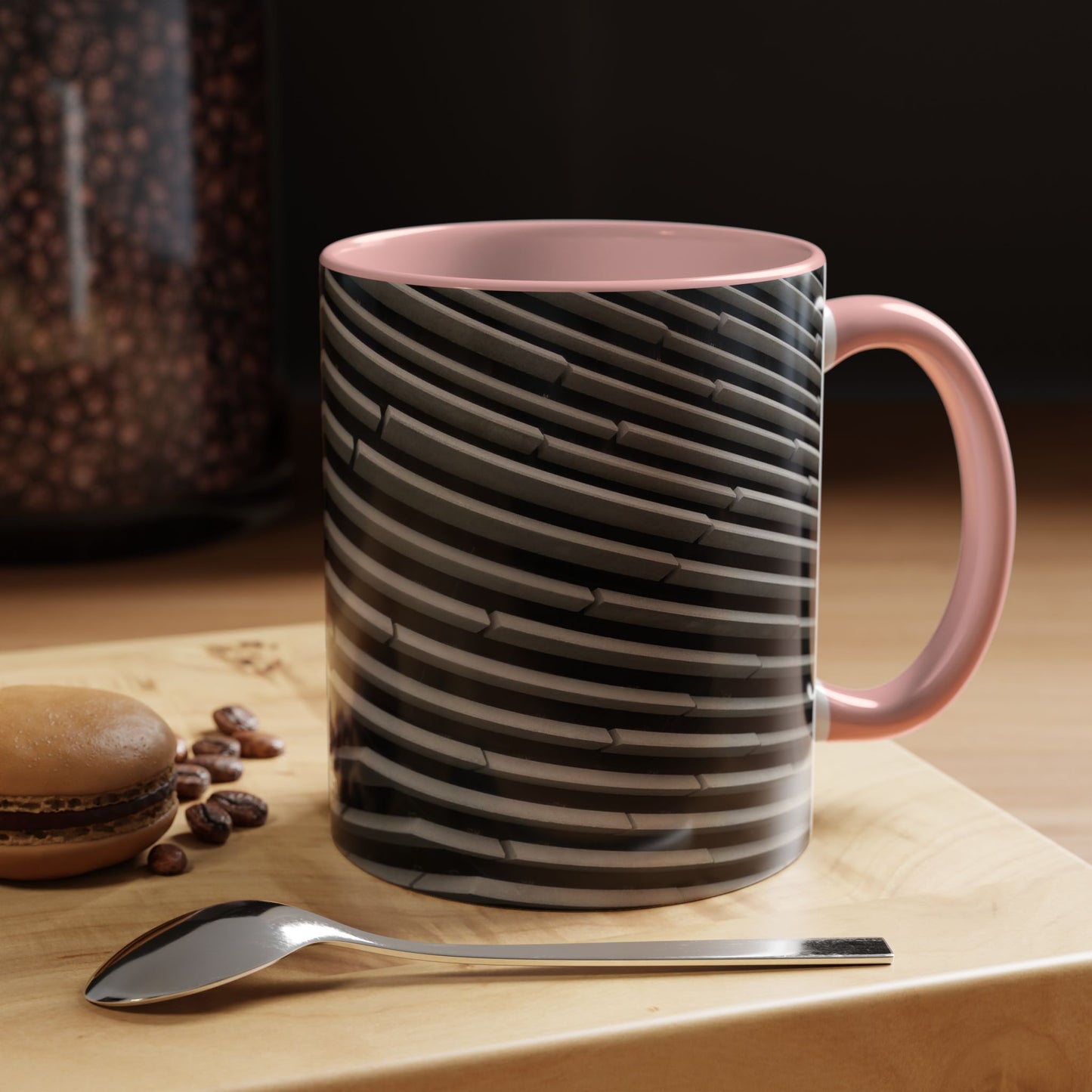 Tasses décoratives Écosse en gros plan - Scènes variées (rose)