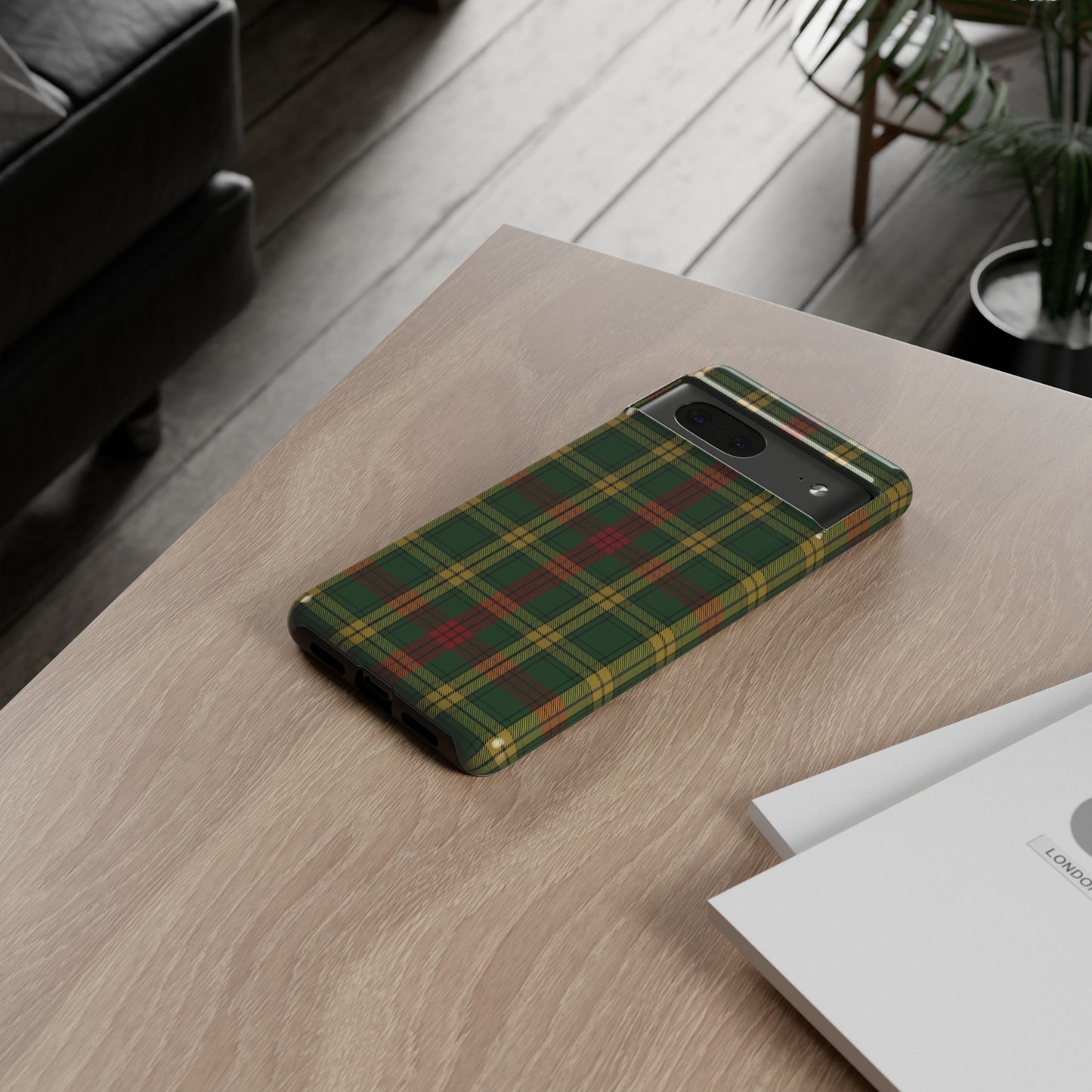 Étui de téléphone à motif tartan écossais - MacMillan, Divers