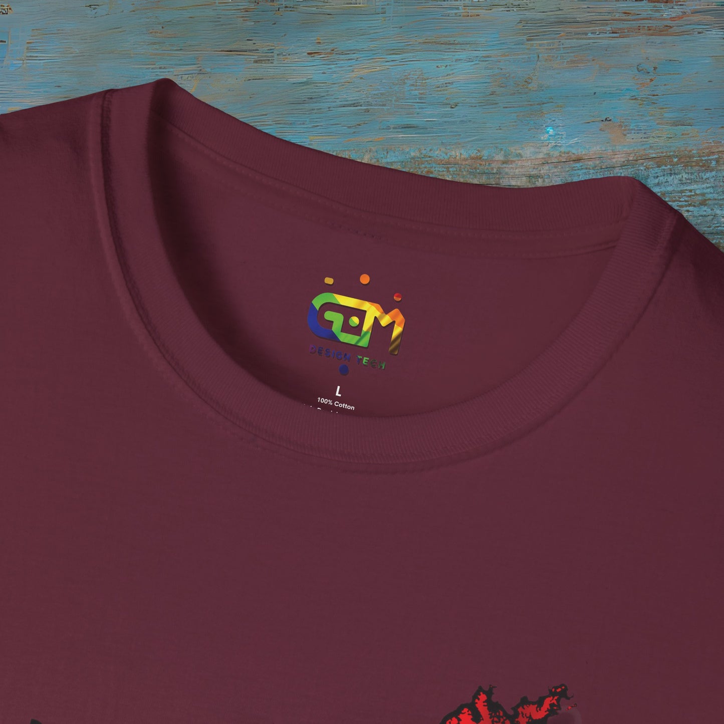 تي شيرت اسكتلندا Is Proud Flag Map للجنسين، بألوان مختلفة