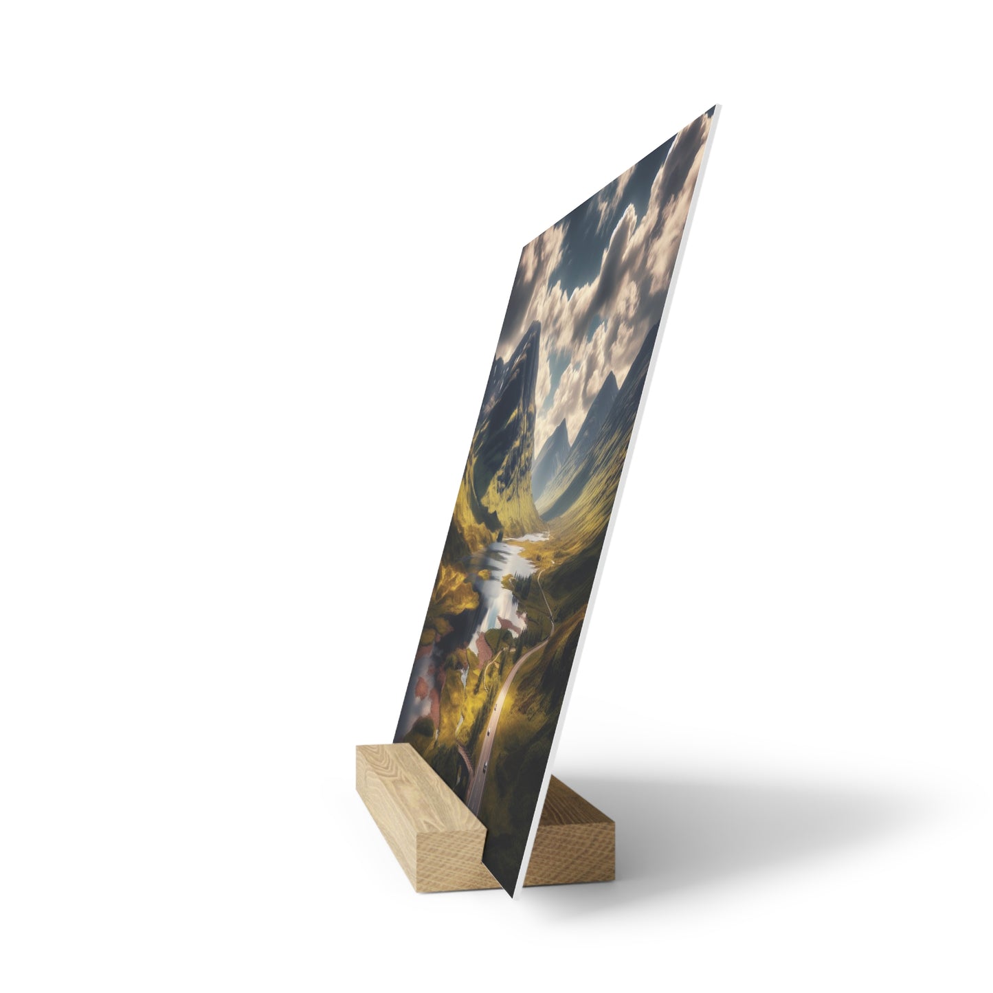 Scenic Collection Gallery Stand Glen Coe, Oak Picture Stand, Scotland Art, Scenery, Landmarks, Various Sizes