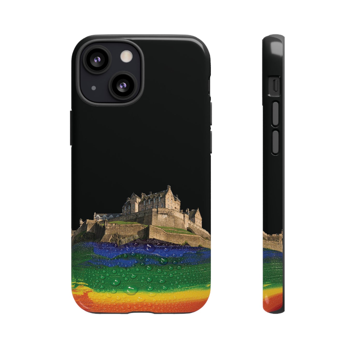 Edinburgh Castle Pride Rockface Phone Case - Rain, Various