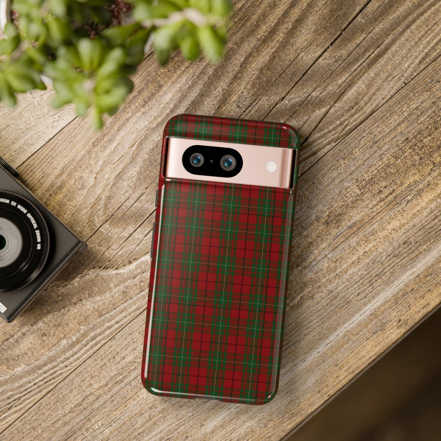 Étui de téléphone à motif tartan écossais - MacAuley, Divers