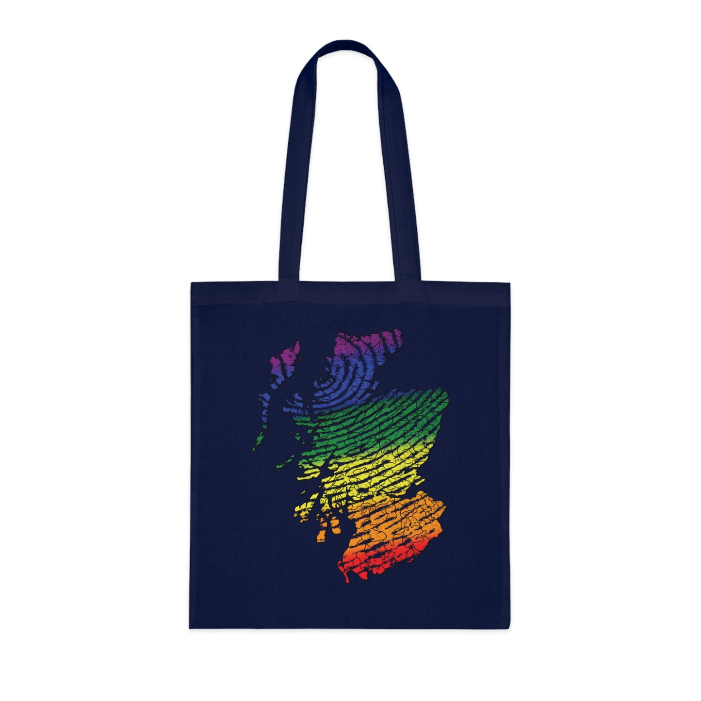 Carte du clan d'empreintes digitales Scotland Pride Tote bag doublé
