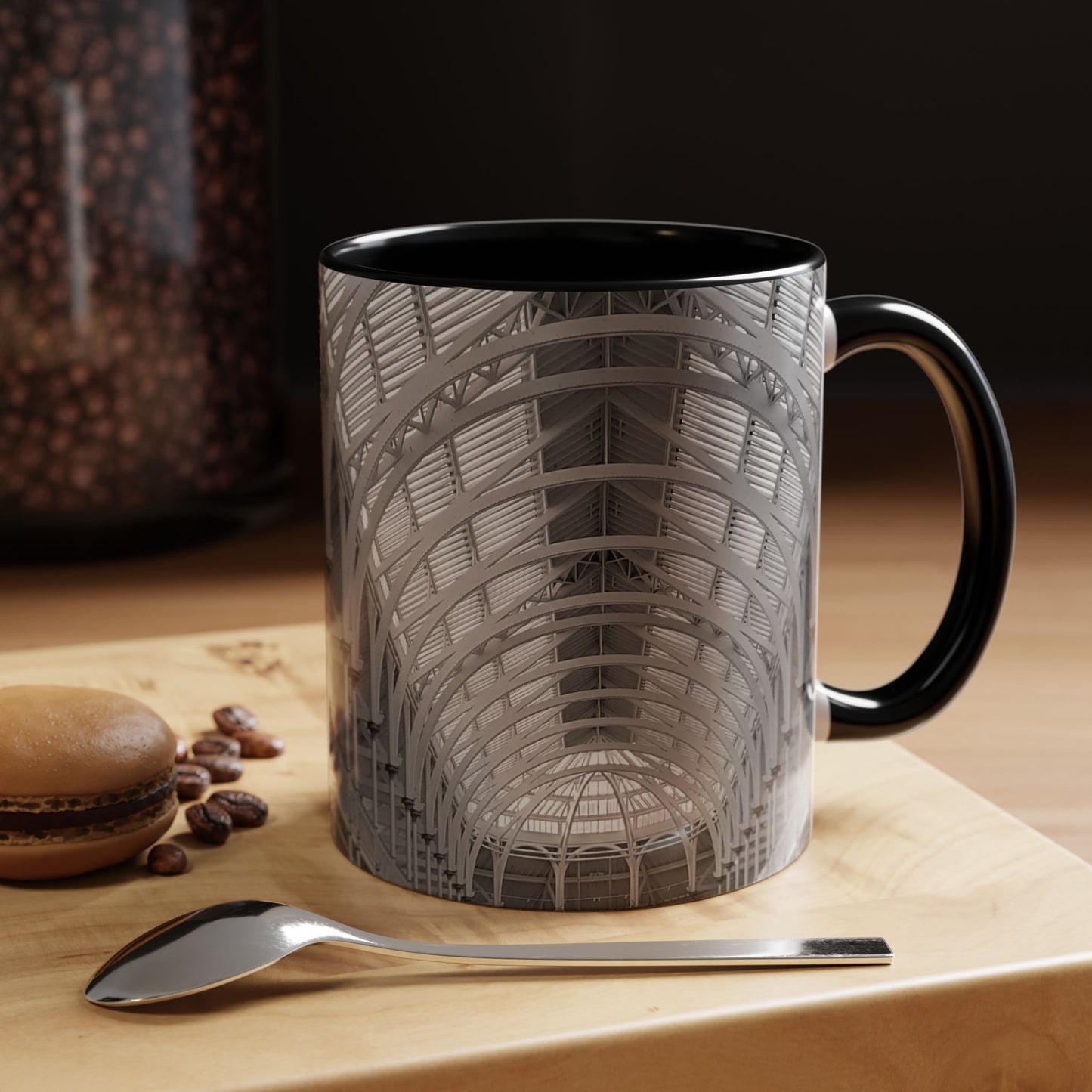 Tasses décoratives Écosse en gros plan - Scènes variées (noir)