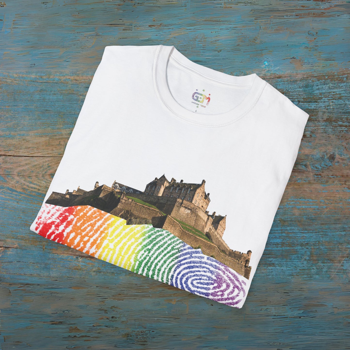 Edinburgh Castle on the Pride Rock Photo Unisex T-Shirt