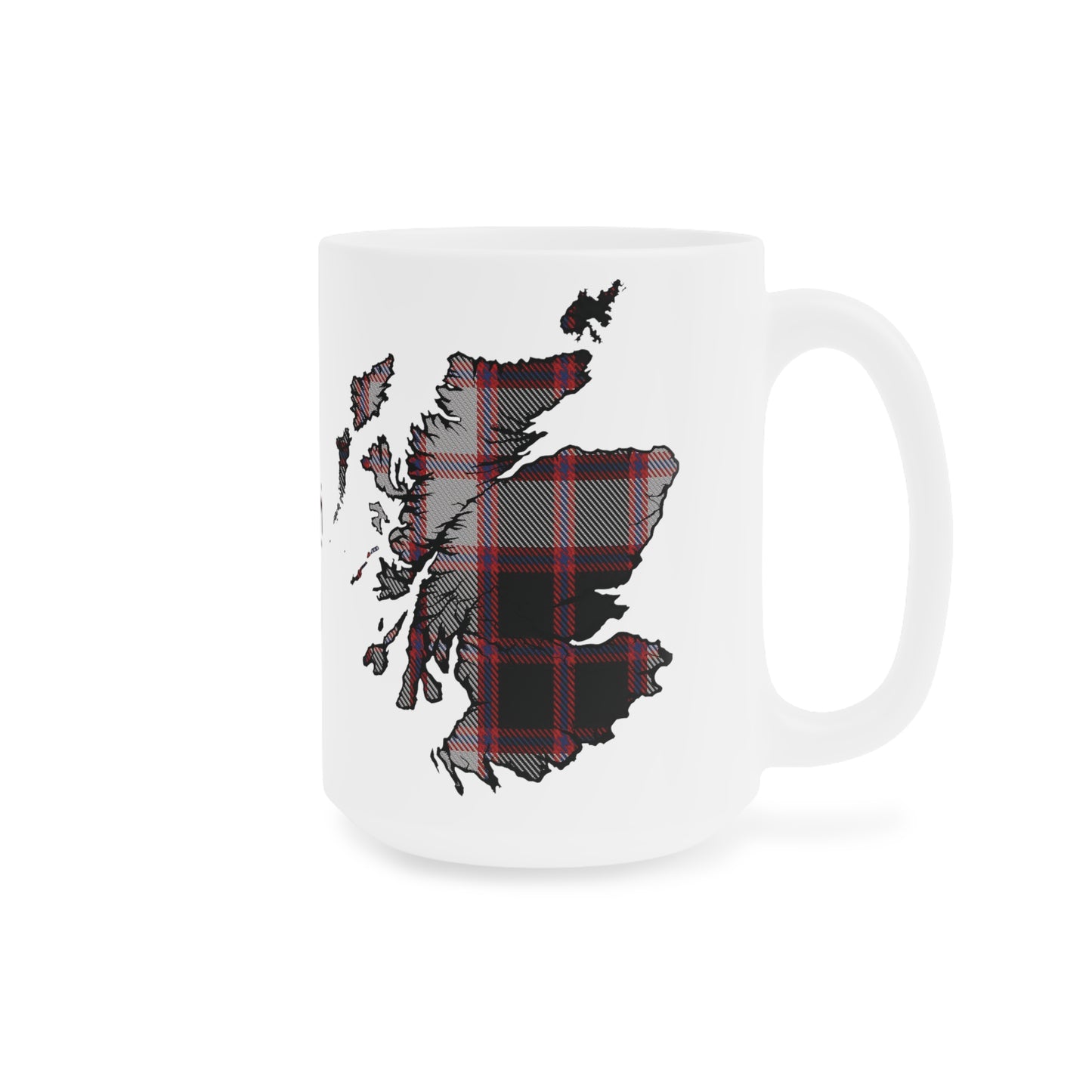 Tasse de carte de tartan d’Écosse - MacPherson Tartan, différentes tailles
