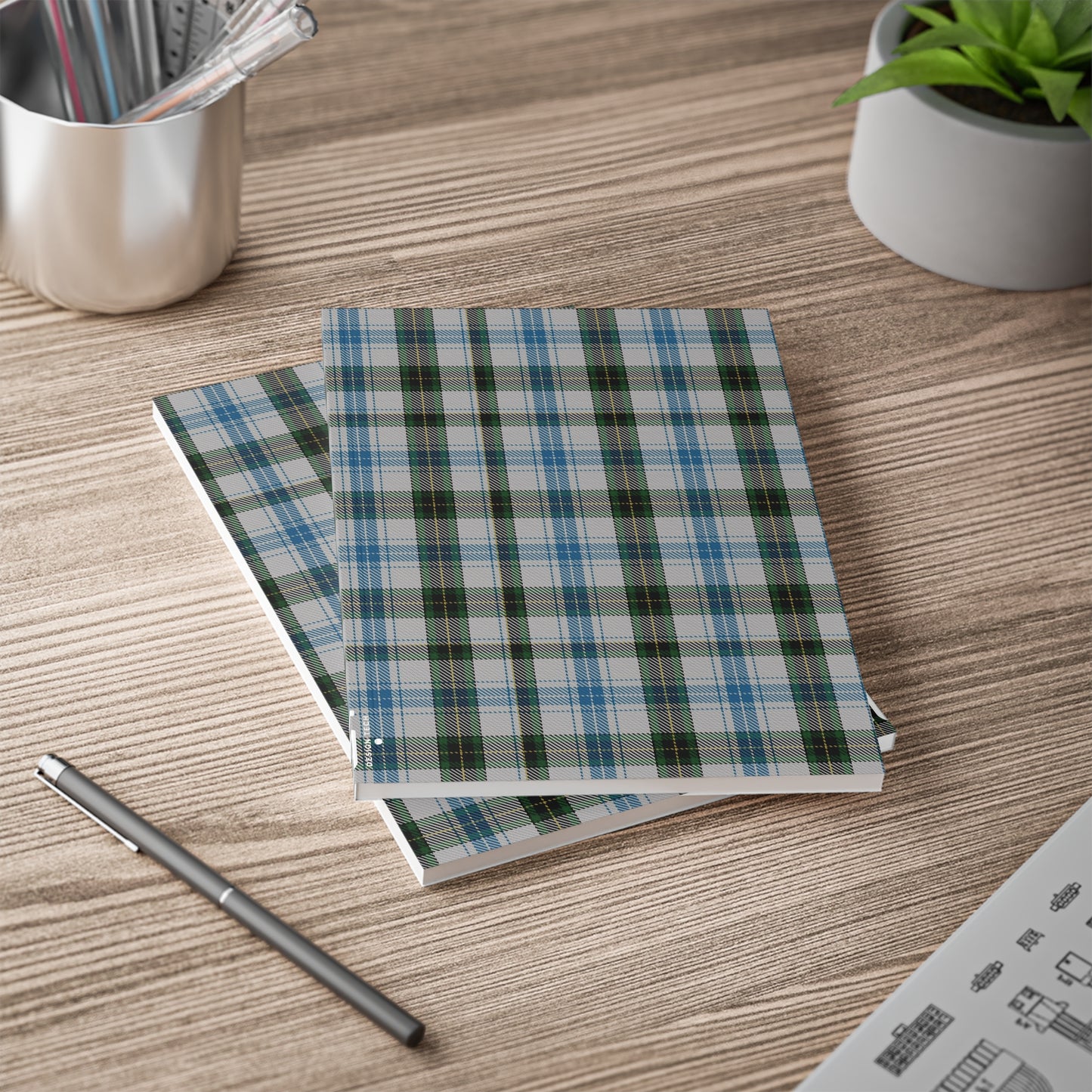 Scottish Tartan Softcover A5 Notebook - Henderson