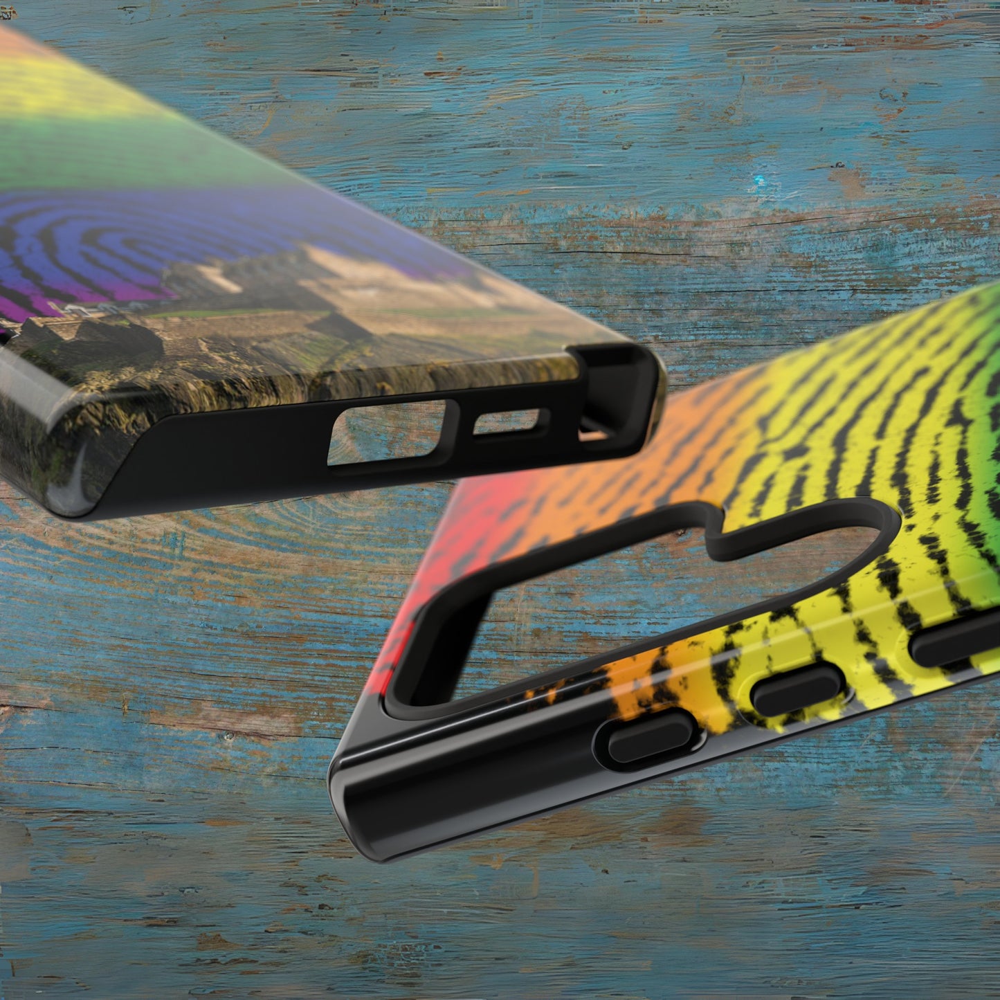 Edinburgh Castle Pride Phone Case - Fingerprint, Various