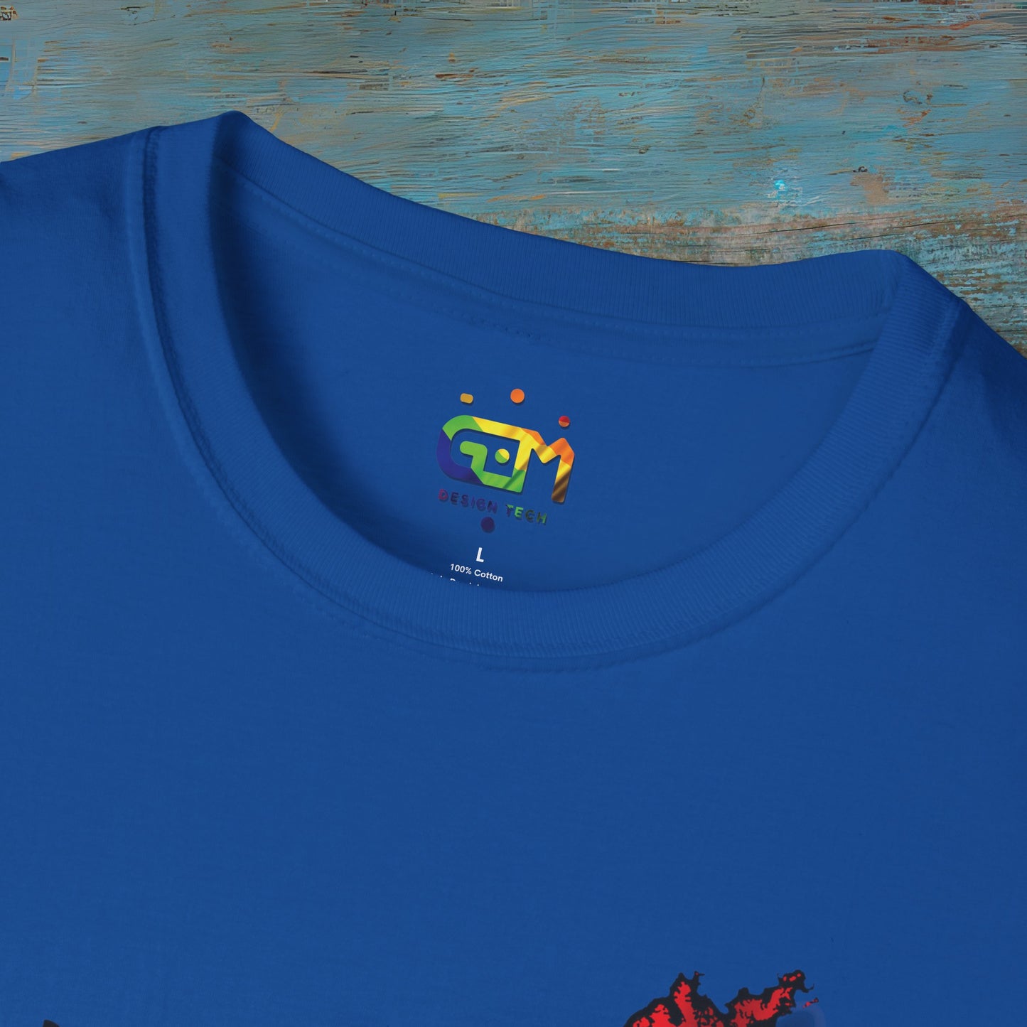 تي شيرت اسكتلندا Is Proud Flag Map للجنسين، بألوان مختلفة