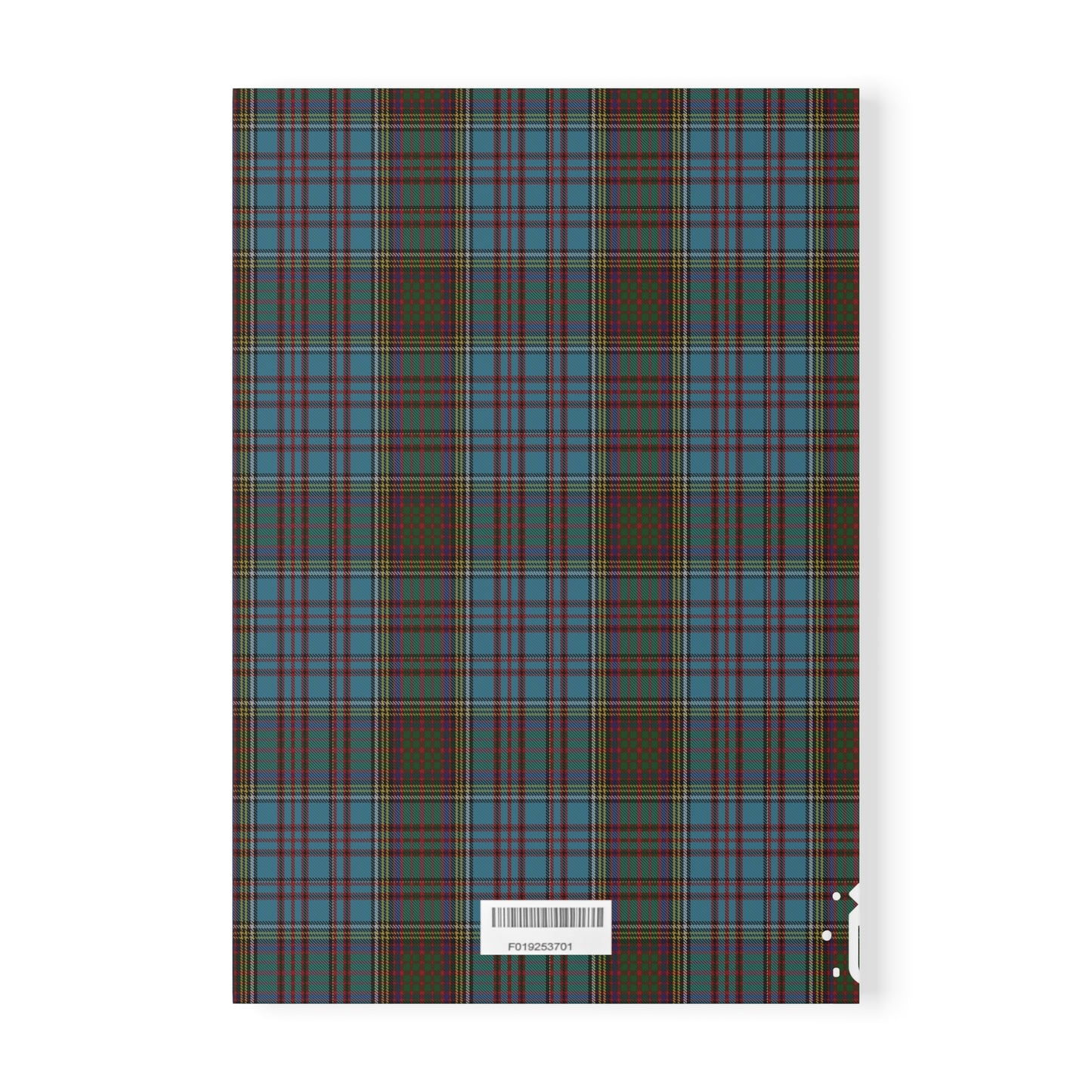 Scottish Tartan Softcover A5 Notebook - Anderson