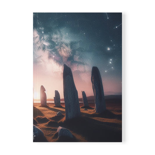 Callanish Standing Stones Art Softcover Notebook, A5