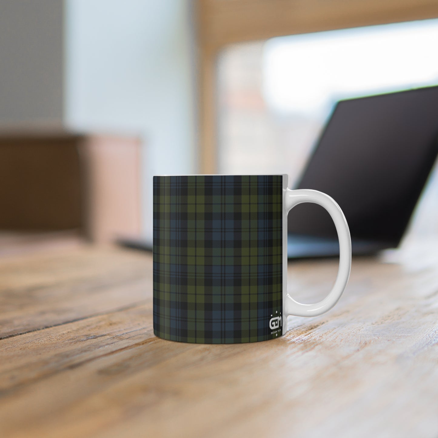Scottish Tartan Mug 11oz, Campbell Tartan