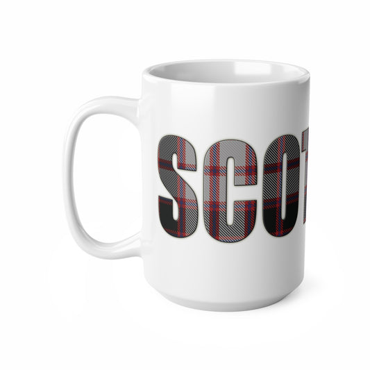 Tasse tartan écossaise - MacPherson, tasse à café, tasse à thé, Écosse, blanc