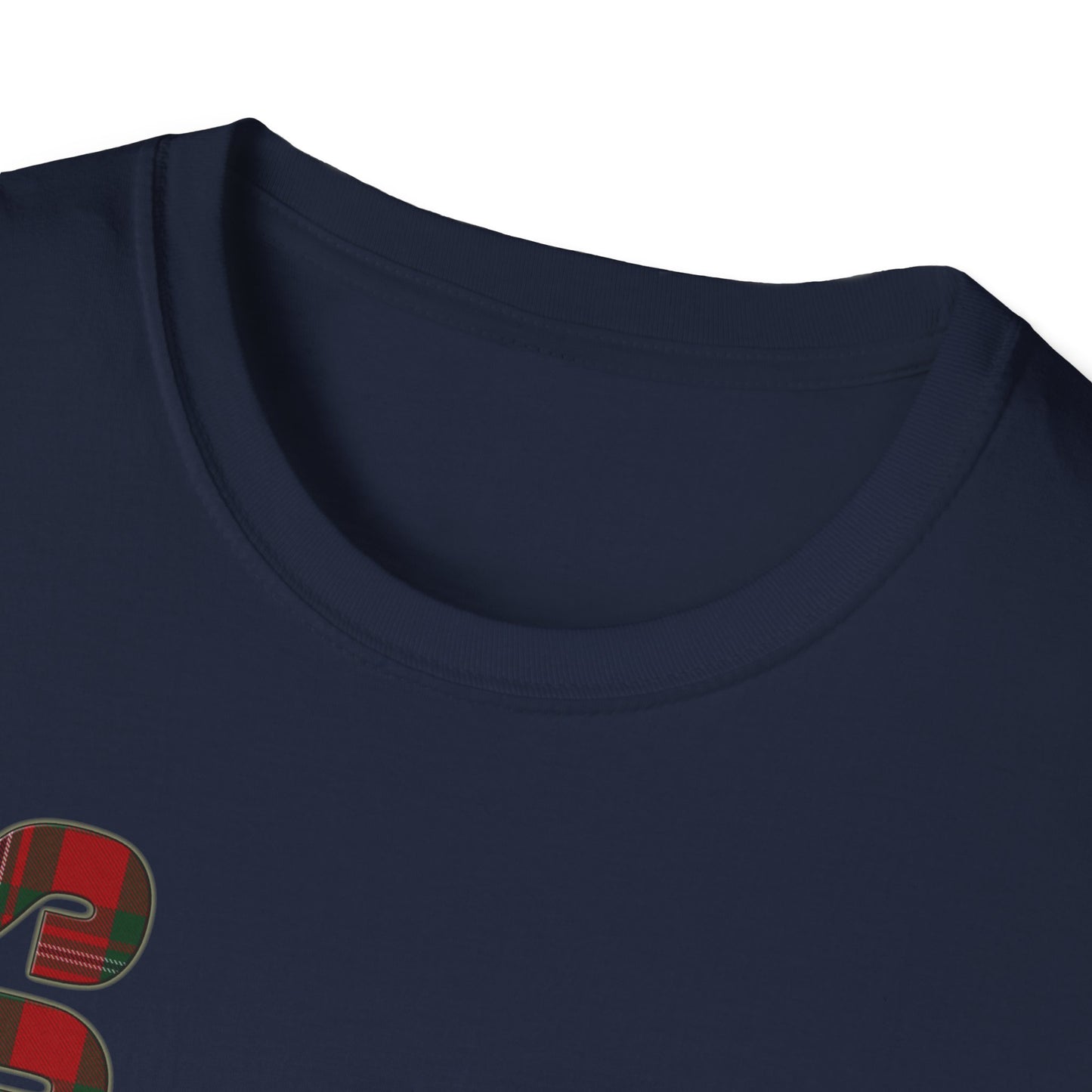 Tartan Scotland Lettrage Softstyle T-shirt unisexe, MacGregor Tartan Tee