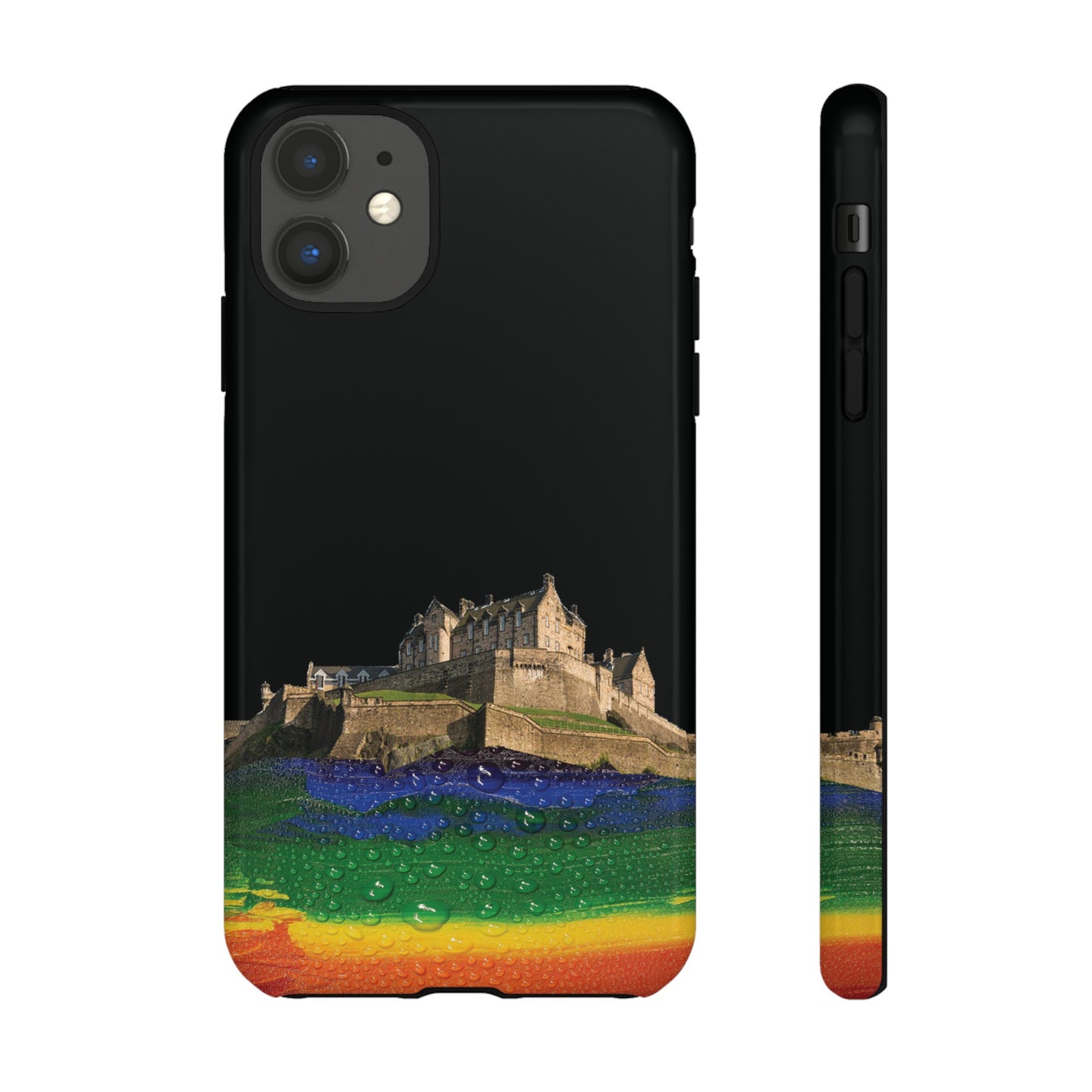Edinburgh Castle Pride Rockface Phone Case - Rain, Various