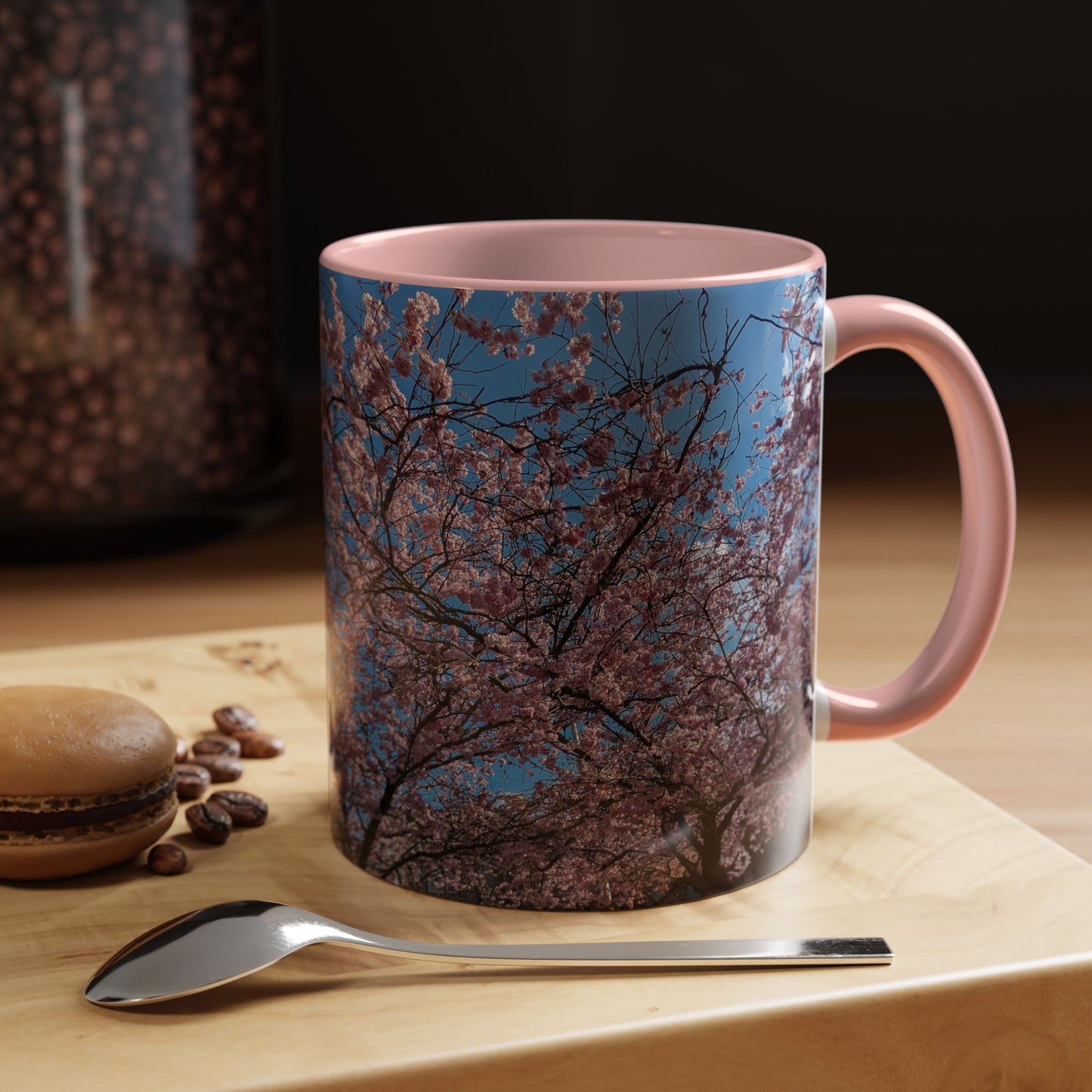 Tasses décoratives Écosse en gros plan - Scènes variées (rose)