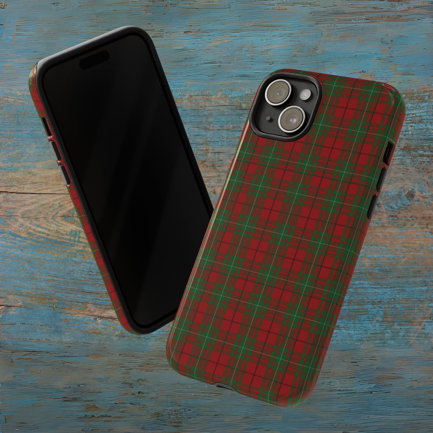 Étui de téléphone à motif tartan écossais - MacAuley, Divers