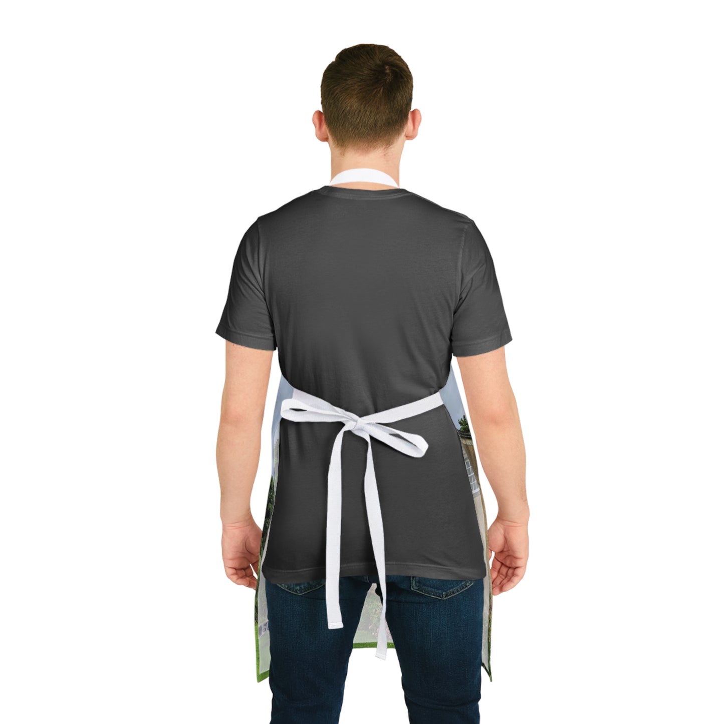 Dunmore Pineapple Photo Apron, Scottish Cooking Apparel, Chef Accessory