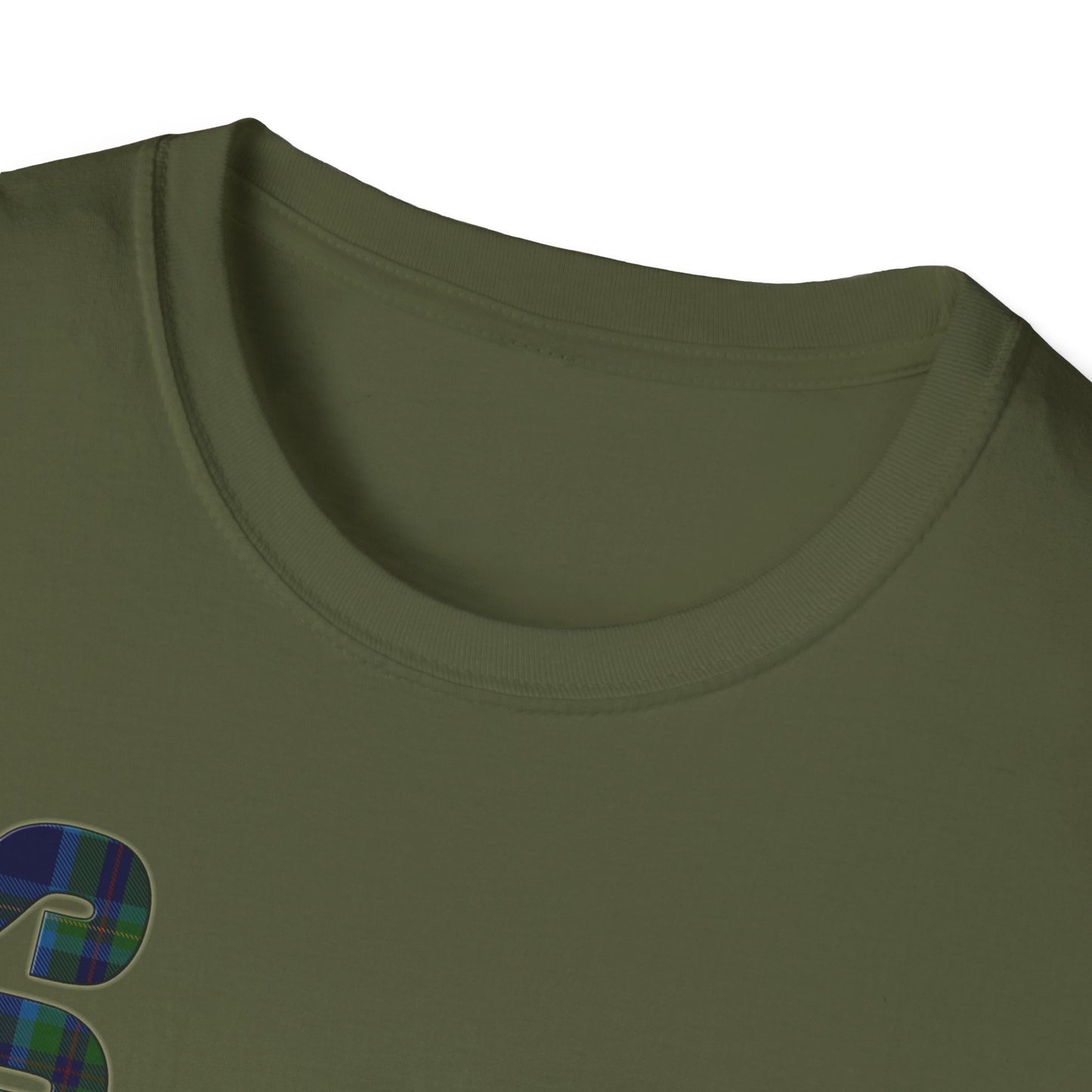 Tartan Scotland Lettrage Softstyle T-shirt unisexe, Miller Tartan Tee