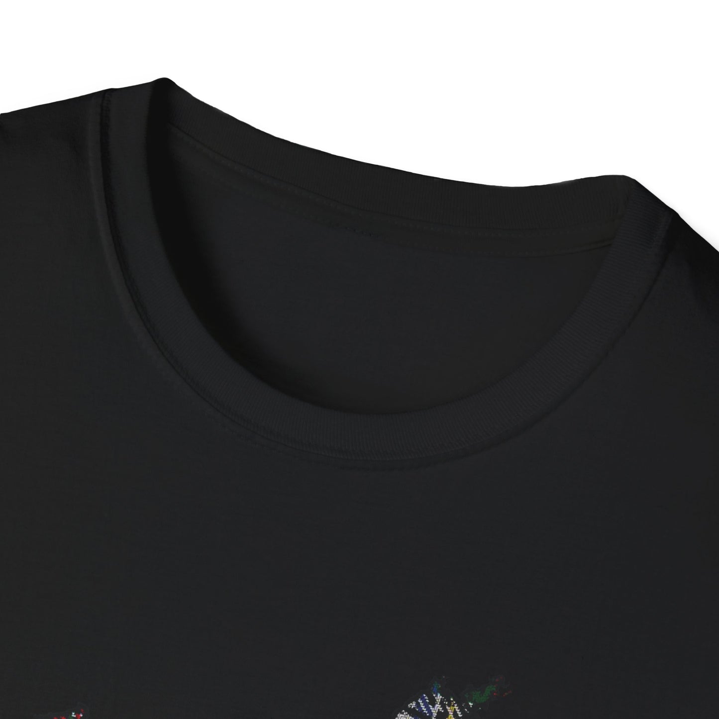 Tartan Scotland Map Softstyle Unisex T-Shirt - Stewart Tartan Tee