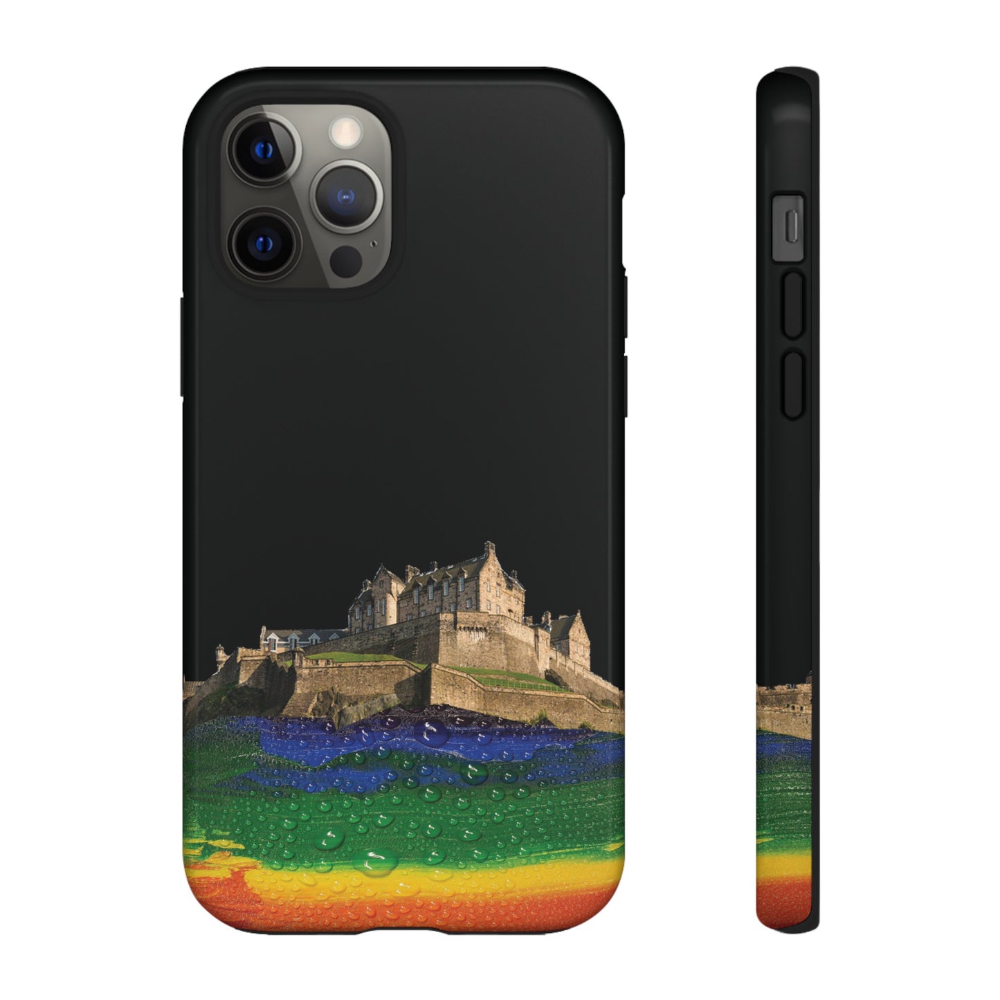 Edinburgh Castle Pride Rockface Phone Case - Rain, Various