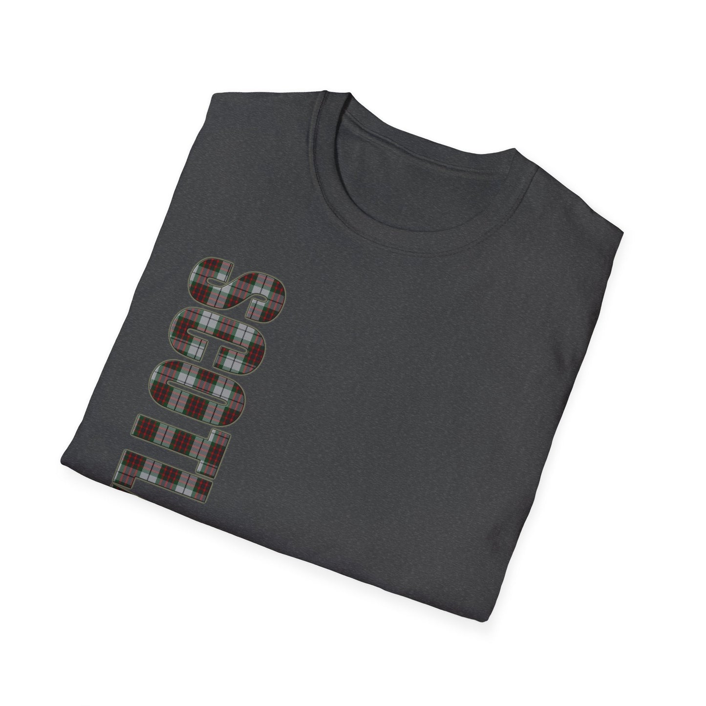 Tartan Scotland Lettrage Softstyle T-shirt unisexe, Fraser Tartan Tee