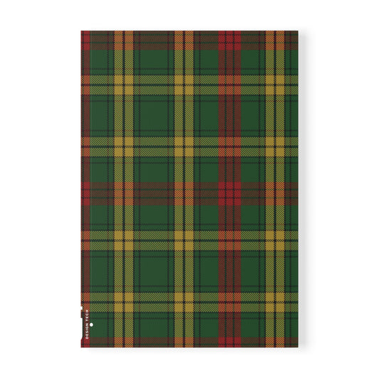 Scottish Tartan Softcover A5 Notebook - MacMillan