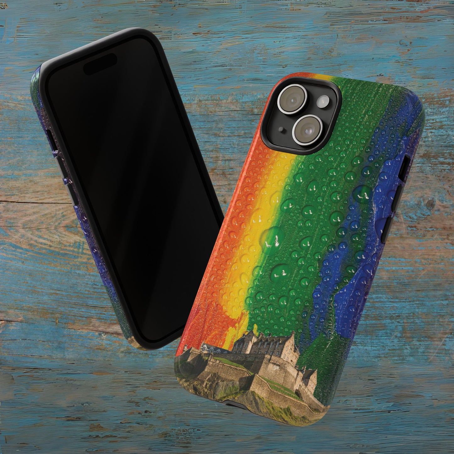 Edinburgh Castle Pride Phone Case - Rain, Various