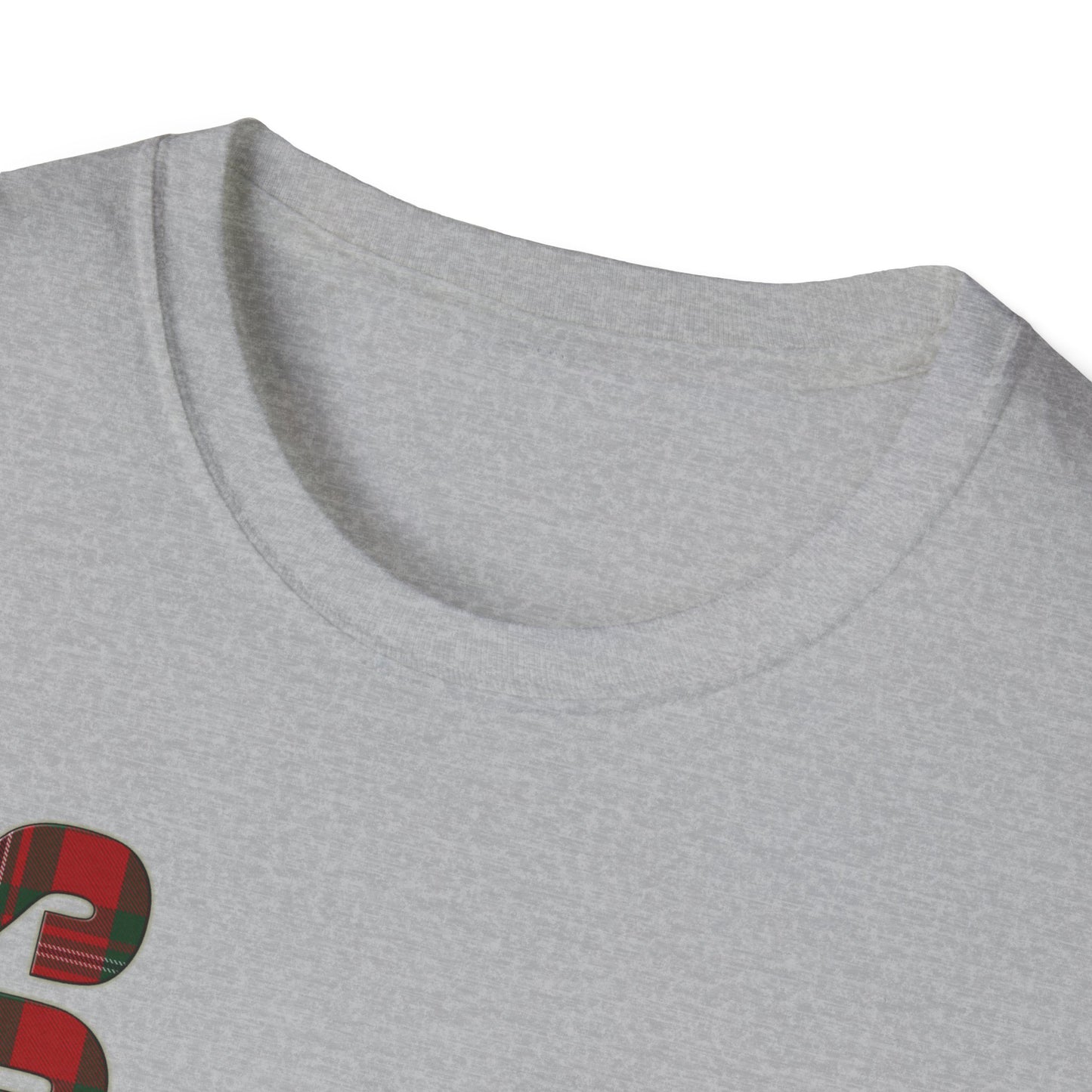 Tartan Scotland Lettrage Softstyle T-shirt unisexe, MacGregor Tartan Tee