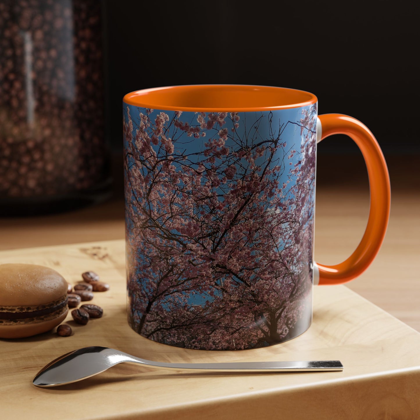 Tasses décoratives Écosse en gros plan - Scènes variées (orange)